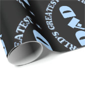 Der größte Vater der Welt Geschenkpapier (Rolleneckpunkt)