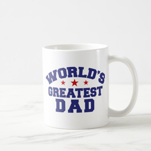 Der größte Vater der Welt Kaffeetasse (Rechts)