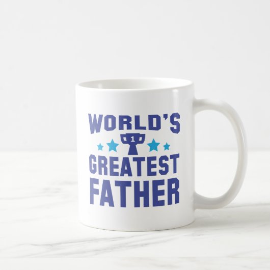 Der größte Vater der Welt Kaffeetasse (Rechts)