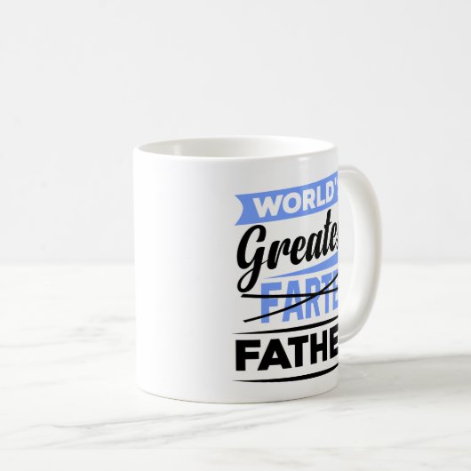 Der größte Vater der Welt Kaffeetasse (VorderseiteRechts)