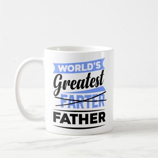 Der größte Vater der Welt Kaffeetasse (Links)