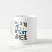 Der größte Vater der Welt Kaffeetasse (Vorderseite Links)