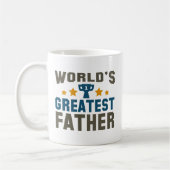 Der größte Vater der Welt Kaffeetasse (Links)