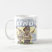 Der größte Vater der Welt Kaffeetasse (Links)