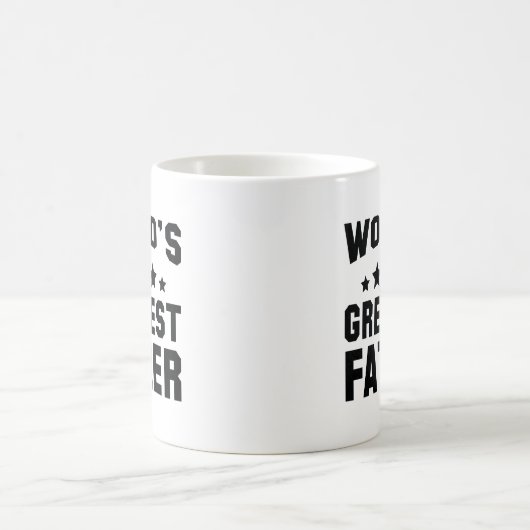 Der größte Vater der Welt Kaffeetasse (Mittel)