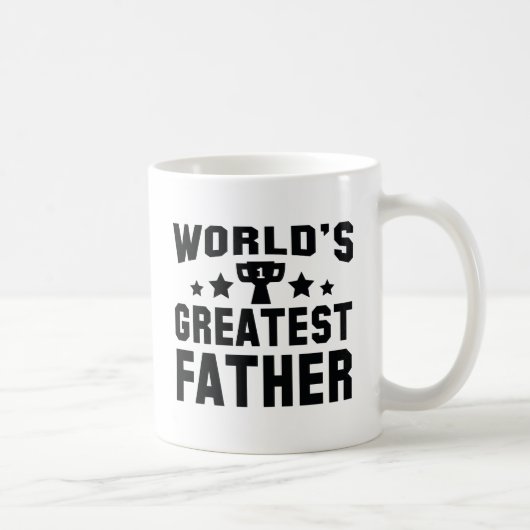 Der größte Vater der Welt Kaffeetasse (Rechts)