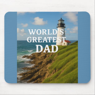 Der größte Vater der Welt - Küstenstreifen Mousepad
