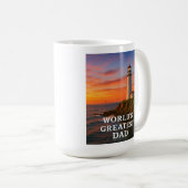 Der größte Vater der Welt - Lighthouse Edition Kaffeetasse (VorderseiteRechts)