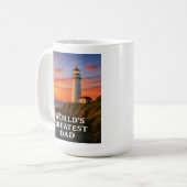 Der größte Vater der Welt - Lighthouse Edition Kaffeetasse (Vorderseite Links)