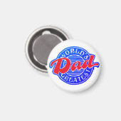 Der größte Vater der Welt Magnet (Vorderseite/Rückseite)