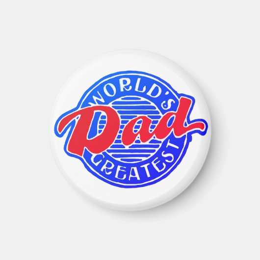 Der größte Vater der Welt Magnet (Vorne)