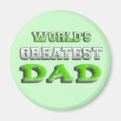 Der größte Vater der Welt Magnet (Vorne)