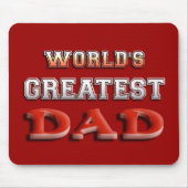 Der größte Vater der Welt Mousepad (Vorne)