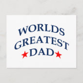 Der größte Vater der Welt Postkarte (Vorderseite)