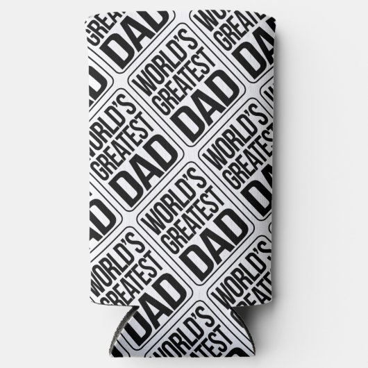 Der größte Vater der Welt - schlicht und einfach Selters Dosenkühler (Vorderseite)