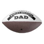 Der größte Vater der Welt Schwarz-weiß 2 FotoColla Football (Gedreht 270)