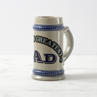 Der größte Vater der Welt Stein Bierglas