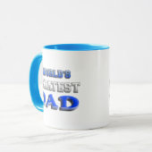 Der größte Vater der Welt Tasse (Vorderseite Links)