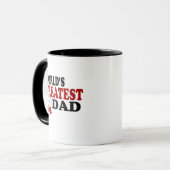 Der größte Vater der Welt Tasse (Vorderseite Links)