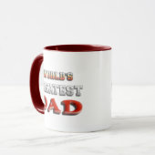 Der größte Vater der Welt Tasse (Vorderseite Links)