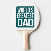 Der größte Vater der Welt Tischtennis Schläger (Vorderseite)