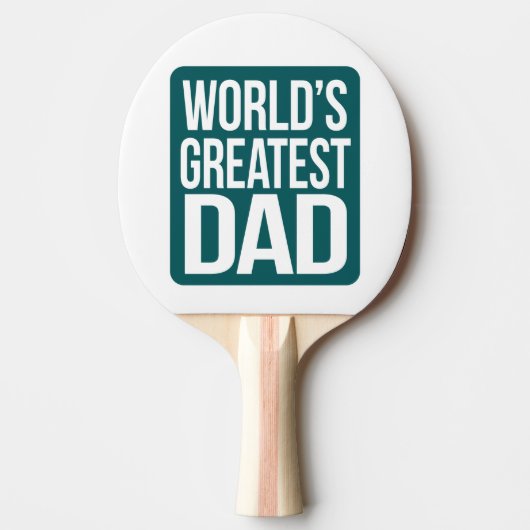 Der größte Vater der Welt Tischtennis Schläger (Vorderseite)