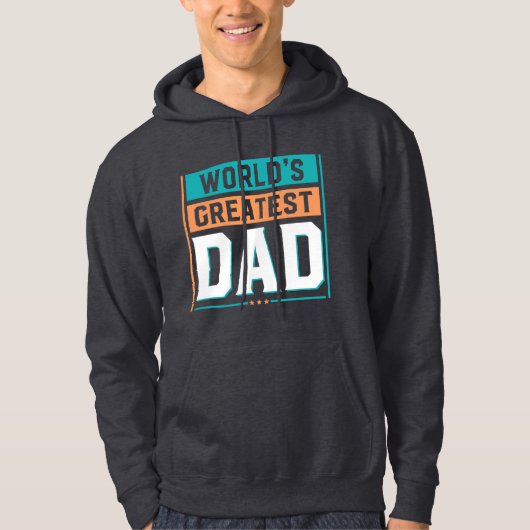 Der größte Vater der Welt - Vater Nummer Eins Hoodie (Vorderseite)