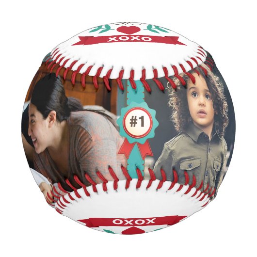 Der größte Vater der Welt - Vatertag Foto Baseball (Vorderseite)