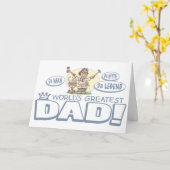 Der größte Vater der Welt von den Mudge Studios Karte (Gelbe Blume)