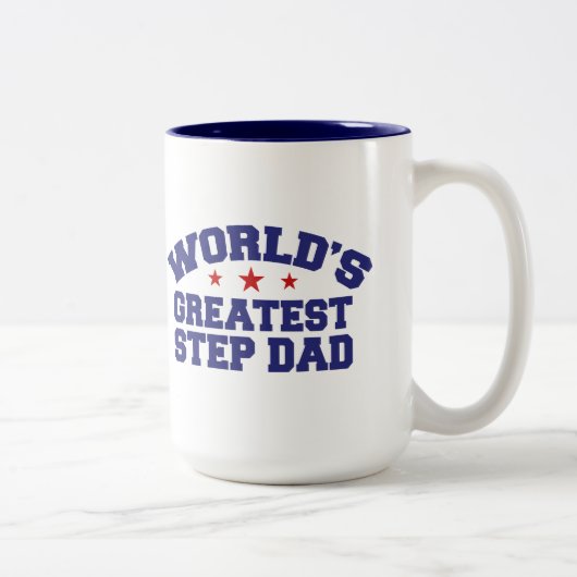 Der größte Vater der Welt Zweifarbige Tasse (Rechts)