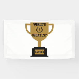 Der größte Vatertag der Welt 1,6x3 Vinyl Banner