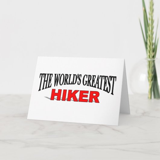 Der größte Wanderer der Welt Karte (Vorderseite)