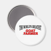 Der größte Ziegen-Bauer der Welt Magnet (Vorderseite/Rückseite)