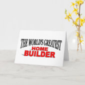 Der größte Zuhause-Builder der Welt Karte (Gelbe Blume)
