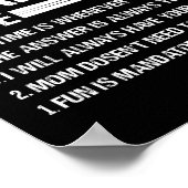 Der Großvater-Code Funny Großvater Poster (Ecke)