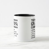 Der Großvater-Code Funny Großvater Tasse (Zentrum)
