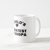 Der Großvater-Kaffee-Tasse der Welt bestste Kaffeetasse (VorderseiteRechts)