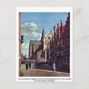 Der Grote Markt in Haarlem Postkarte