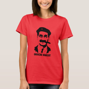 Der Groucho der Frauen Marxist-T - Shirt