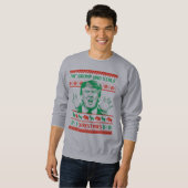 Der Grump, der Weihnachten - Anti-Trumpf stahl Sweatshirt (Vorne ganz)