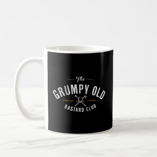 Der Grumpy Old Bastard Club Kaffeetasse (Links)