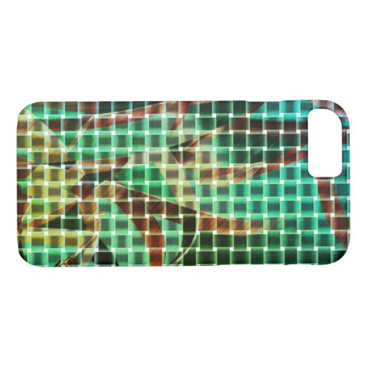 Der grün-braune Korbweisstil ähnelt trockenem Stro Case-Mate iPhone Hülle (Rückseite (Horizontal))