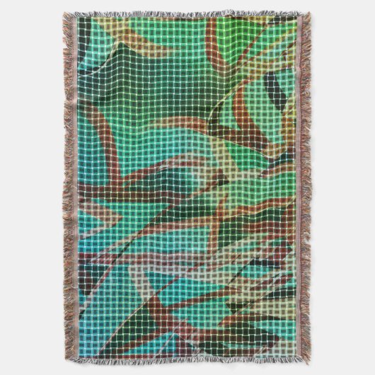 Der grün-braune Korbweisstil ähnelt trockenem Stro Decke (Vorderseite Vertikal)