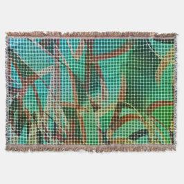 Der grün-braune Korbweisstil ähnelt trockenem Stro Decke