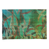 Der grün-braune Korbweisstil ähnelt trockenem Stro Kissenbezug (Vorderseite-Rechts)