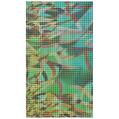 Der grün-braune Korbweisstil ähnelt trockenem Stro Tischdecke (Vorderseite)