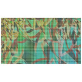 Der grün-braune Korbweisstil ähnelt trockenem Stro Tischdecke (Vorderseite (Horizontal))