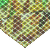 Der grün-braune Korbweisstil ähnelt trockenem Stro Tischdecke (Schrägansicht)