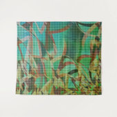 Der grün-braune Korbweisstil ähnelt trockenem Stro Wandteppich (Vorderseite (Horizontal))