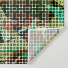 Der grün-braune Korbweisstil ähnelt trockenem Stro Wandteppich